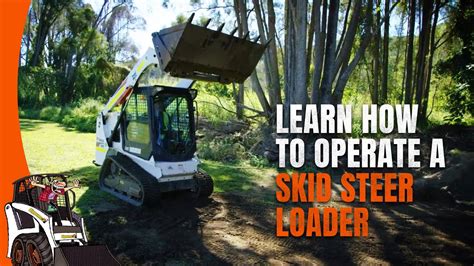 how to pull a skid steer|driving a skid steer loader.